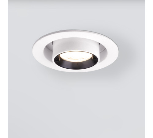 Встраиваемый точечный светодиодный светильник 9917 LED 10W 4200K белый матовый