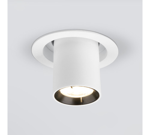 Встраиваемый точечный светодиодный светильник 9917 LED 10W 4200K белый матовый