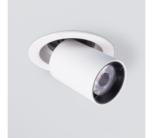 Встраиваемый точечный светодиодный светильник 9917 LED 10W 4200K белый матовый