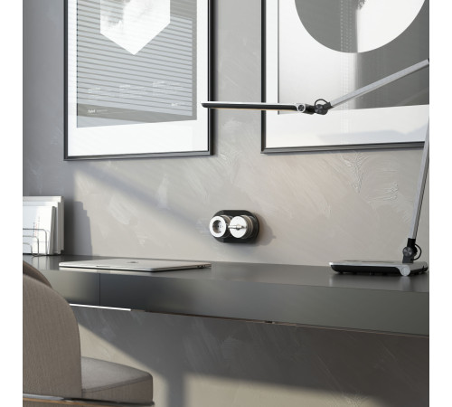 Выключатель на 4 положения двухклавишный Vintage серебро матовый/хром W5822054