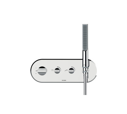 Скрытая часть смесителя для душа на 2 выхода Bossini Apice Z00135000