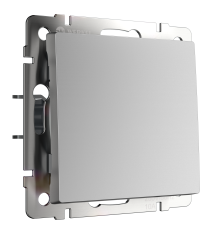 W1113006/ Перекрестный выключатель одноклавишный (серебряный) W1113006