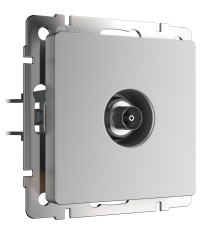 W1183006/ ТВ-розетка оконечная (серебряный) W1183006