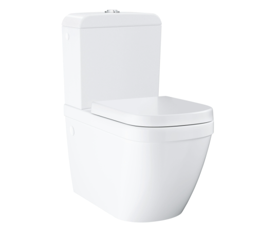 Унитаз напольный GROHE Euro Ceramic комплект с бачком и сиденьем Soft Close 39462000