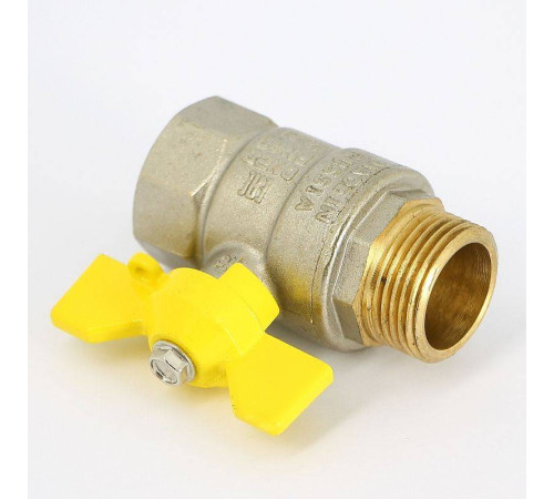 Кран шаровой для газа LD Pride 3/4 НВ полнопроходной бабочка 47.352.20