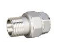 Сгон разъемный (американка) LD DN32 1 1/4 ВР-НР латунь никелированная LD.67.520.32