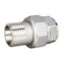 Сгон разъемный (американка) LD DN32 1 1/4 ВР-НР латунь никелированная LD.67.520.32