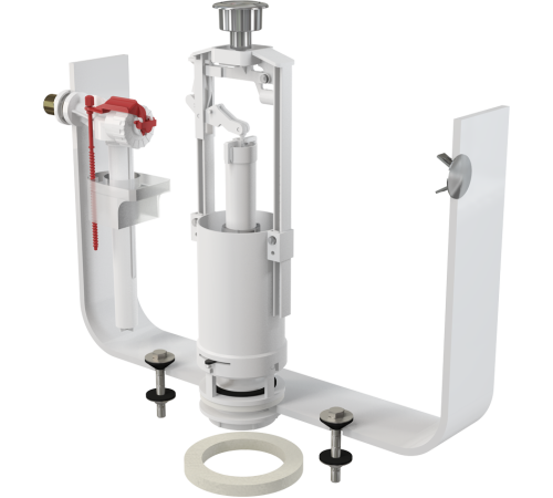 Выпускной комплект Alca plast со стоп-кнопкой и впускным механизмом A16 1/2 CHROM SA2000K 1/2 CHROM