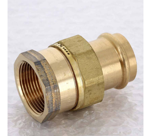 Муфта разъёмная пресс Viega Sanpress бронза 35x1 1/4 ВР 138875