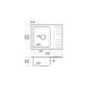 Кухонная мойка OMOIKIRI Sagami 63-IN нержавеющая сталь 63x50 см 4993732