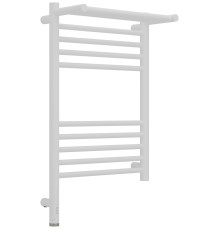 Полотенцесушитель электрический Сунержа Богема 3.1 с 1 полкой 400x600 мм левый белый матовый 30-6006-6040