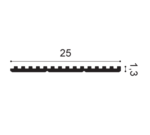 Панель стеновая 3D Orac Decor WX205-2600 TRACK 2600x250 мм WX205-2600