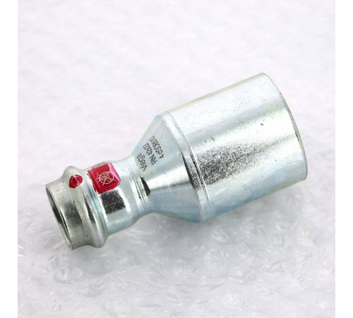 Муфта-вставка пресс из оцинкованной стали Viega Prestabo 42х22 мм 642761