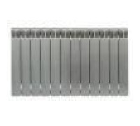 Радиатор биметаллический Rifar Monolit 500 12 секций боковое подключение rm50012 tit RAL 9223