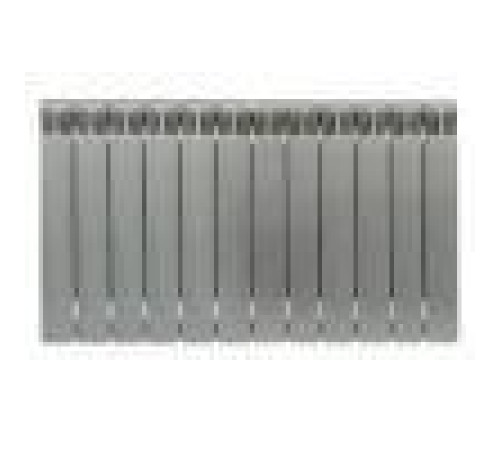 Радиатор биметаллический Rifar Monolit 500 12 секций боковое подключение rm50012 tit RAL 9223