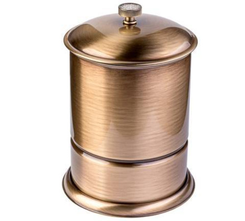 Ведро мусорное напольное Boheme Royal Cristal бронза 10927-BR