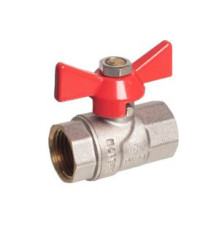 Кран шаровой Kromwell 1/2 ВР-ВР ручка-бабочка KW.182.04