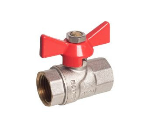 Кран шаровой Kromwell 1/2 ВР-ВР ручка-бабочка KW.182.04