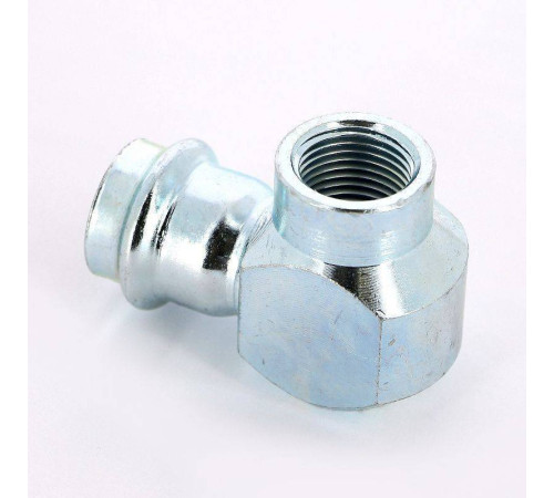 Угольник переходной Viega Prestabo 90° 22х1/2 пресс-В оцинкованная сталь 601263