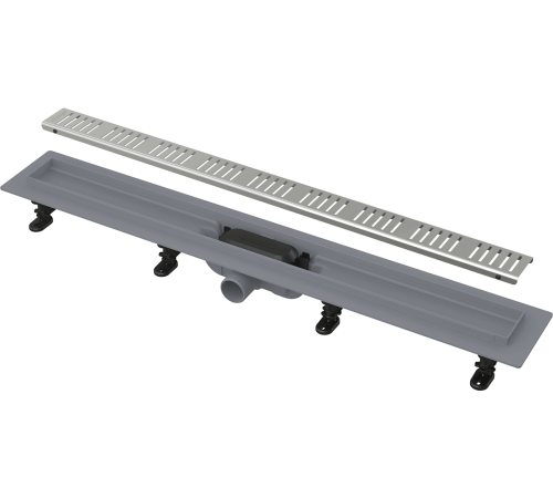 Водоотводящий желоб AlcaPlast Simple с порогами для решетки APZ10-550M