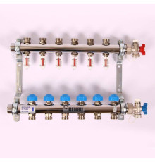 Коллекторная группа REHAU HKV-D 1 x 3/4 6 выходов 208061