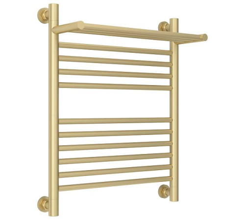 Полотенцесушитель водяной Сунержа Богема+ с 1 полкой 500x600 мм матовая шампань 022-0223-6050