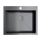 Кухонная мойка Omoikiri Akisame 59-GM 59x51 см вороненая сталь 4973096