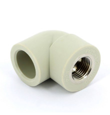 Угольник 90° полипропиленовый FV-Plast 25 мм x 1/2 ВР 218026