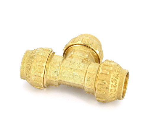 Тройник обжимной Tiemme 20х2.0 мм 3400033