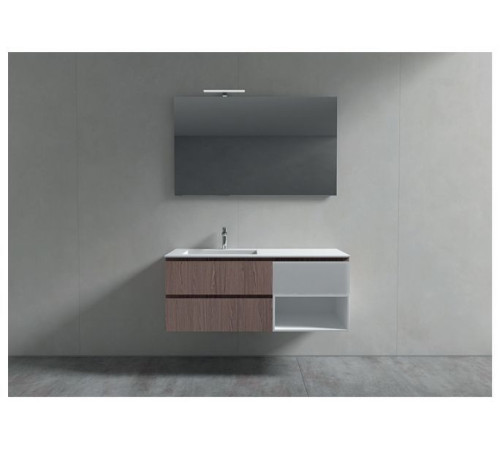 Тумба подвесная для раковины BMT Galaxy 700х500х486 мм 2 ящика Nespola/Metallic Titanium 937 106 HEF 01 294