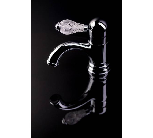 Смеситель встраиваемый для душа Boheme Crystal однорычажный хром 265-CRST