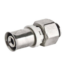 Муфта пресс с накидной гайкой Tiemme 16x1/2 оловянное покрытие 1650160