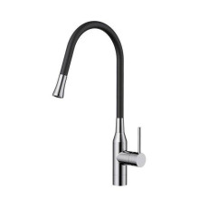 Смеситель для кухни Omoikiri Yatomi-BN-BL нержавеющая сталь/черный 4994247