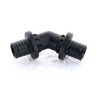 Угольник 45 градусов REHAU Rautitan PX надвижной полимерный 20 мм 160052