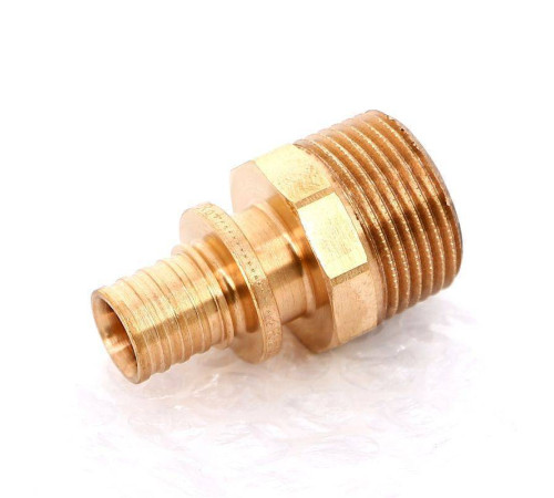 Муфта надвижная REHAU Rautitan RX 16х3/4 с наружной резьбой бронза 14563121001