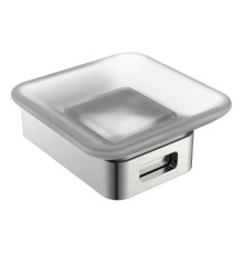 Мыльница подвесная Boheme Q квадратная никель браш 10943-NB