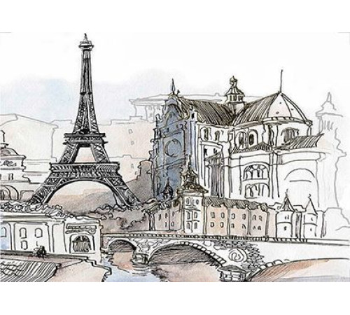 Вставка Cersanit Eifel многоцветная 25х35 см EI2M452