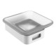 Мыльница подвесная Boheme Q квадратная белый матовый 10943-MW