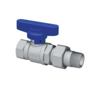 Кран шаровой FAR FS 3079 1/2 ВР-американка бабочка синяя ручка FS 3079 12BC
