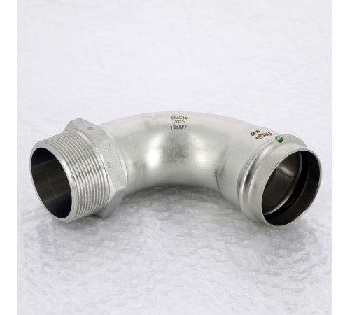 Угол пресс-Н нержавеющая сталь Viega Sanpress Inox 54x2 436964