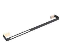 Полотенцедержатель Boheme Q 60 см золото/черный 10942-G-B