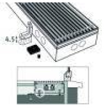 Крепления Jaga для регулировки высоты Mini Canal 76900.01