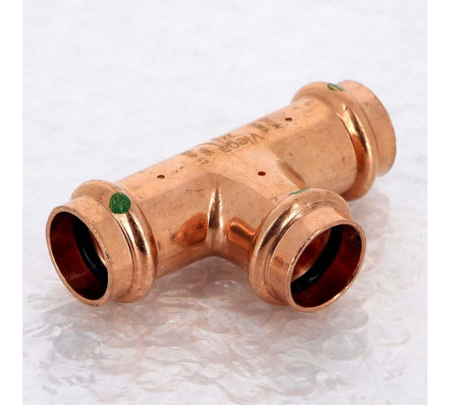 Тройник пресс медный Viega Profipress 22 мм 291969