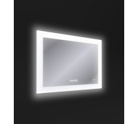 Зеркало Cersanit Design Pro LED 060 80x60 см с подсветкой, часами и антизапотеванием KN-LU-LED060*80-p-Os