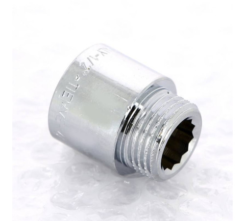 Удлинитель хромированный Tiemme 1/2 x 20 мм НВ 1500060