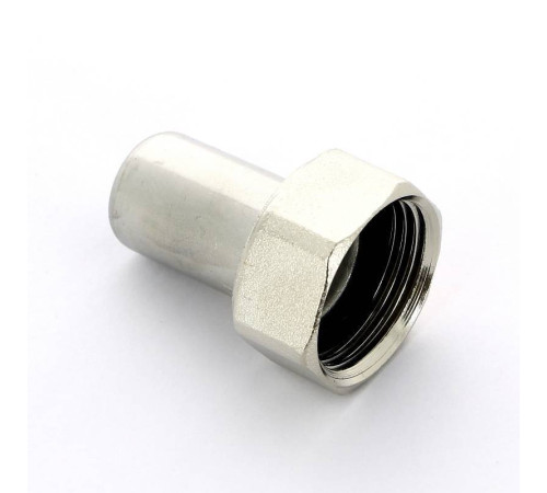 Муфта пресс Viega Sanpress Inox с накидной гайкой 28х1 нержавеющая сталь 437633