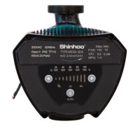 Насос циркуляционный энергосберегающий Shinhoo MEGA 25-8 с гайками 71121001