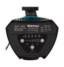 Насос циркуляционный энергосберегающий Shinhoo MEGA 25-8 с гайками 71121001
