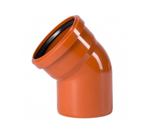 Отвод канализационный Ostendorf KG 200x45° 223220