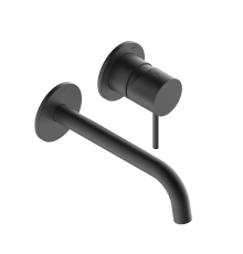 Внешняя часть смесителя для раковины BOSSINI TEO Z00730.073 без донного клапана Чёрный матовый Z00730.073